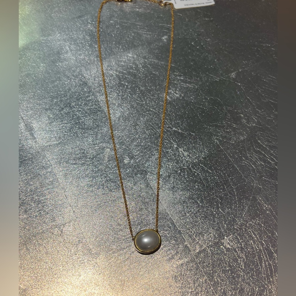 Julie Vos Nassau Solitaire Necklace - Pearl